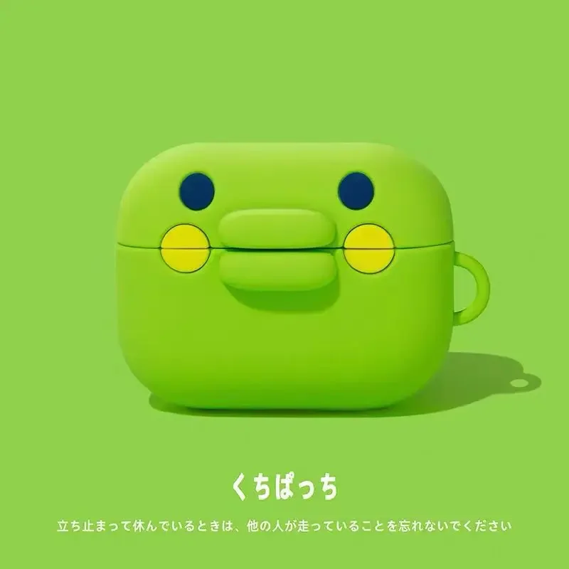 3D Cute Funny Tamagotchi Big Mouth Earphone Accessories Case Protective Sleeve Cover Suitable For Airpods1/2/3/4/Pro/Pro2/Pro3