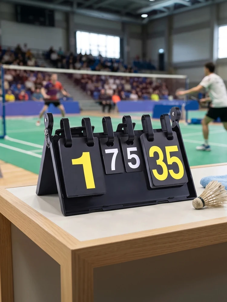 Convenient Folding Scoreboard Waterproof Sport Scoreboards with Large Numbers for Volleyball Ping Pong Cornhole Baseball Games - view 6