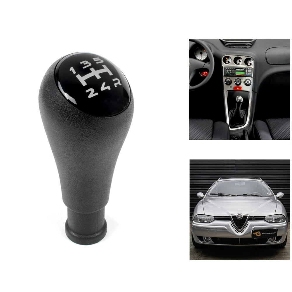 

For Alfa Romeo 156 1997 1998 1999 2000 2001 2002 Car-Stying 5 speed Gear Shift Stick Knob Level Ball