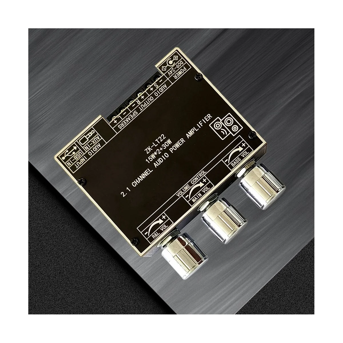 A57G-ZK-LT22 5.1 บลูทูธเครื่องขยายเสียง Dual 15W 2.1 Channel เครื่องขยายเสียง 30W ซับวูฟเฟอร์สําหรับ Sound Box