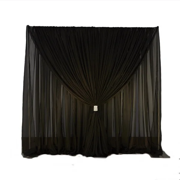 ผ้าม่านตกแต่งงานแต่งงานแบบขายส่ง ผ้าม่านฉากหลังงานแต่งงานสำหรับตกแต่งงานแต่งงาน