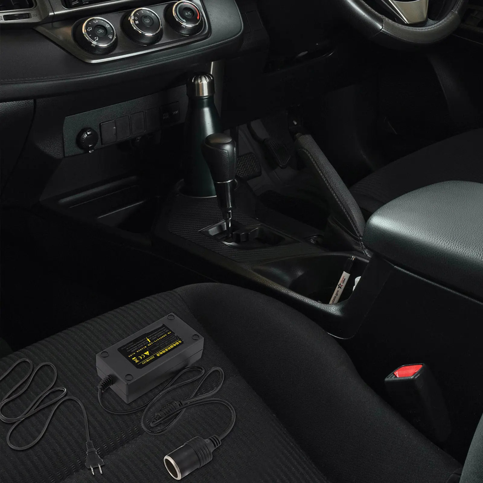 

1Pcs 220V 12V Power Converter on-Board Electric Appliance Compact Size Easy to Use Durable 220V 12V Power Converter