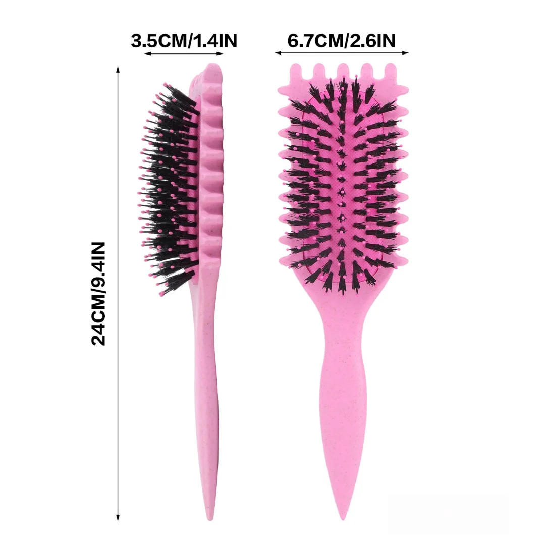 Curly Hair Styling Brush for Combing and Shaping Curls description 2