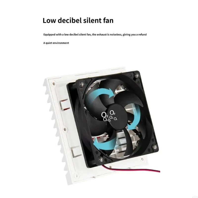 

Efficient 12V Mobile Home Side Cooling Fan Having ABS Housing For Increased Air Circulation And Temperature Control R6FB