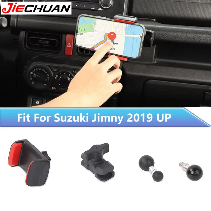 

JIECHUAN Car Tablet Pad Holder Phone Bracket GPS Stand For Suzuki Jimny 2019 2020 2021 2022 2023 2024 Up Interior Accessories