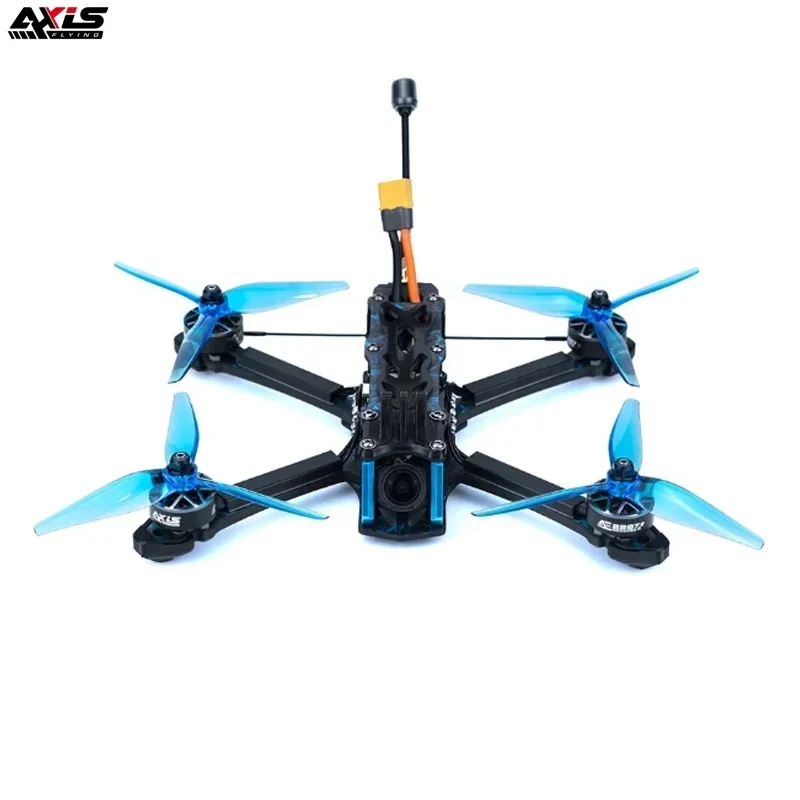 Axisflying Manta 5 SE FPV 드론 키트 Squashed-X 프레임 AE227-1960KV 모터 시네마틱 프리스타일 드론 GPS -6S 포함