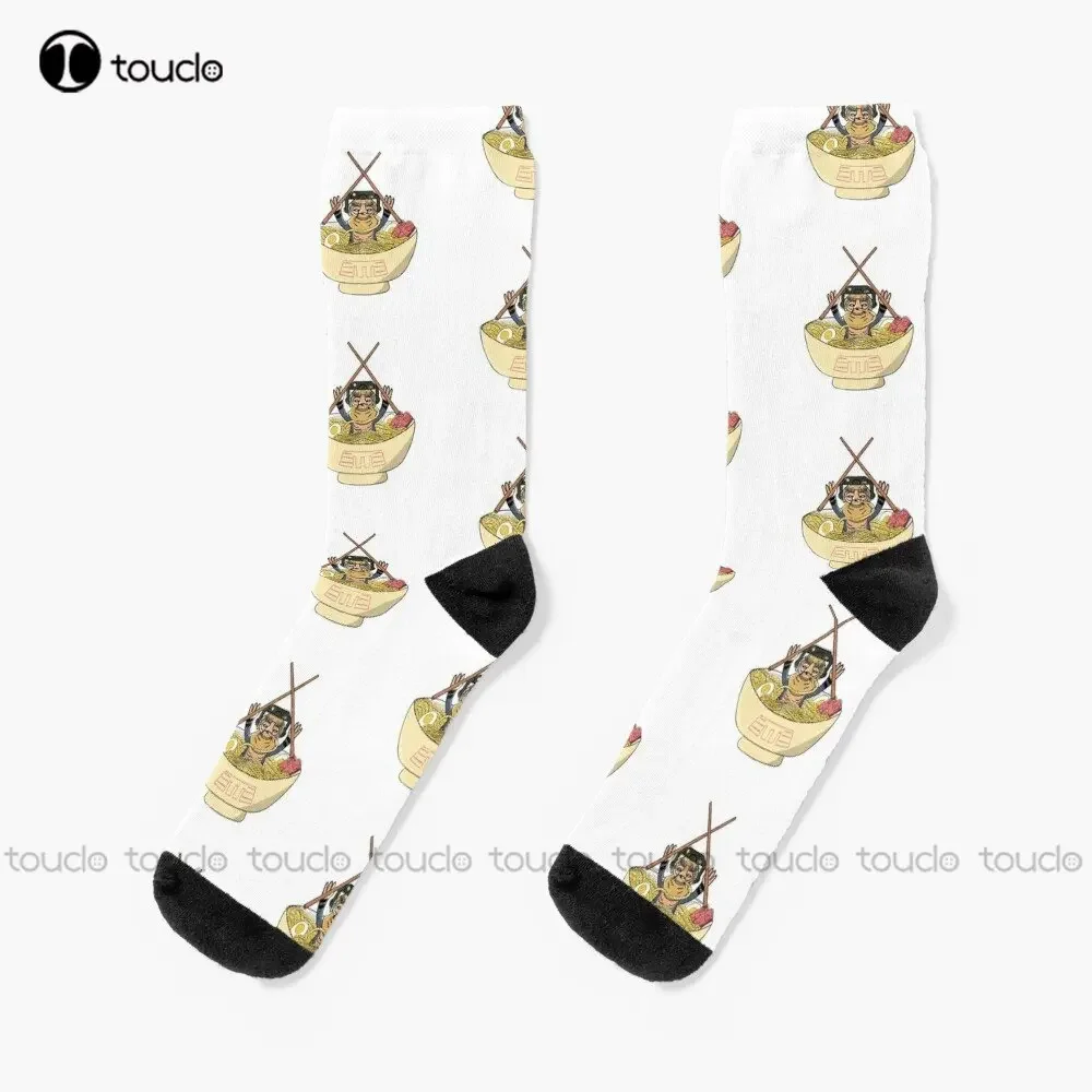 Babu Frik Ramen Socks Football Socks Youth Boys Personalized Custom Unisex Adult Teen Youth Socks Custom Gift 360° Digital Print