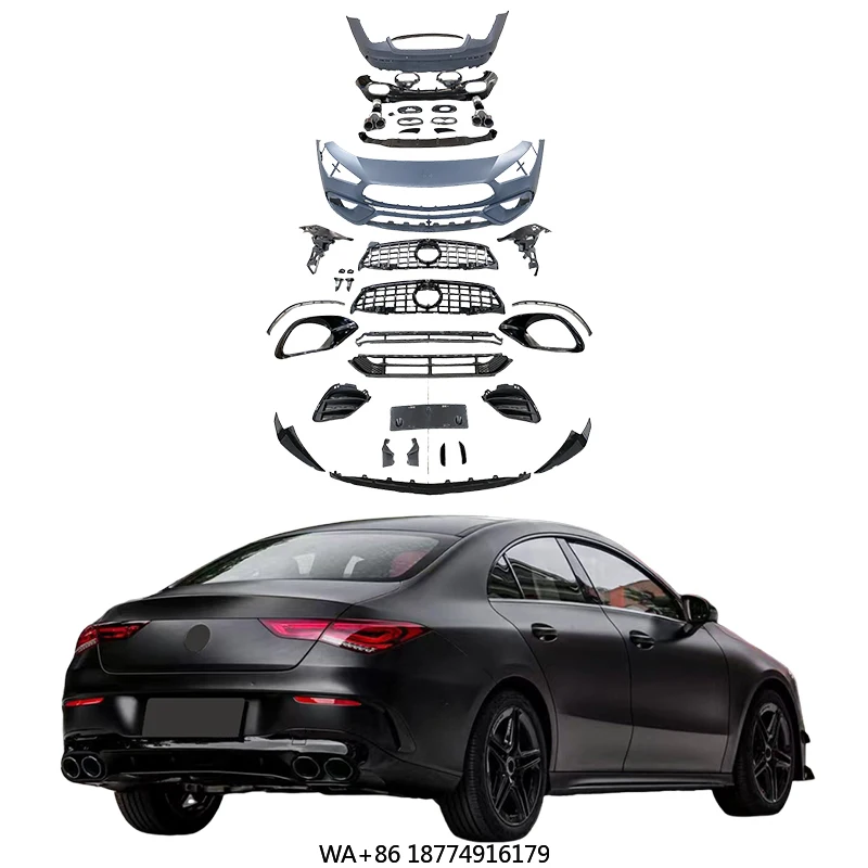 

Factory Wholesale Price Body Kit for CLA WI18(model 20-21)45 Body Kit Front and Rear Bumper Side Skirt Tail
