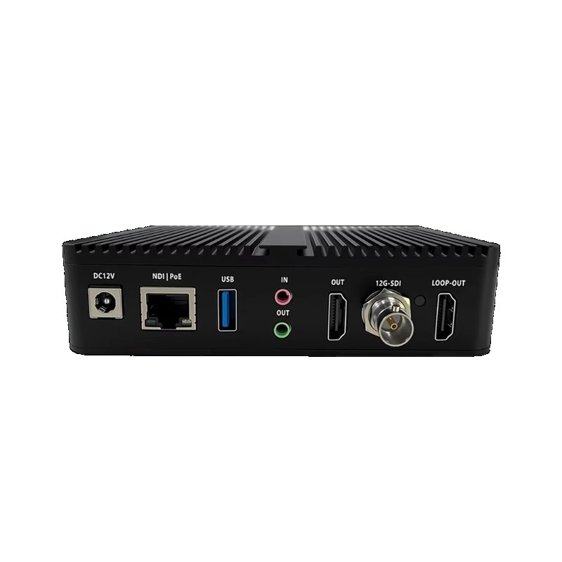 Professional 12G-SDI Live Streaming Encoder Decoder Protocols AAC/MP3 Audio Camera Studio Video