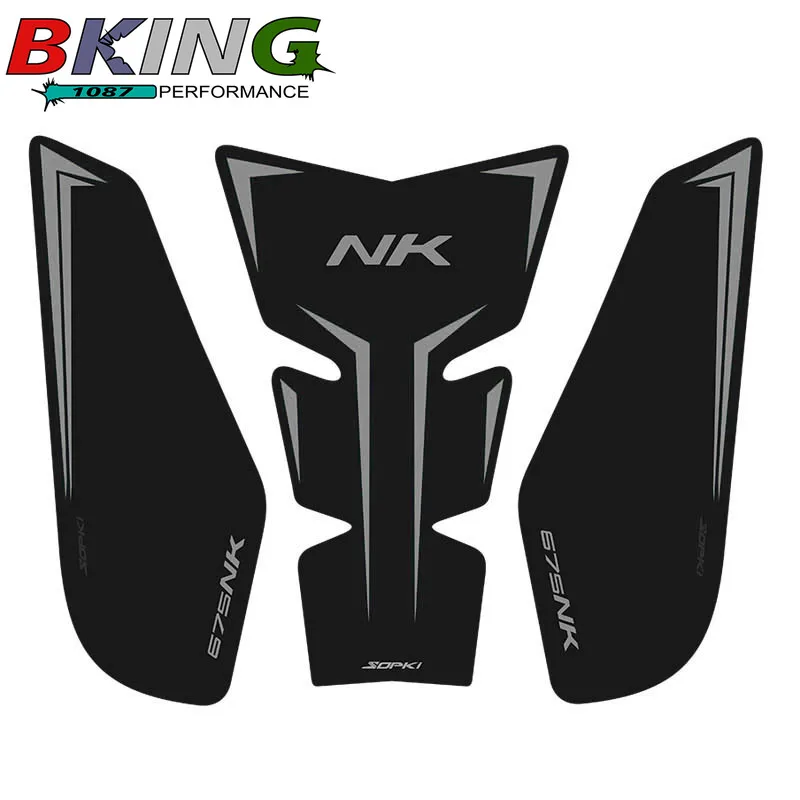 VOOR CFMOTO 675NK NK675 675 NK 2025 + Motorfiets 3M Anti Slip Tank Pad Stickers Pad Side Gas Knie grip Protector Decal Accessoires