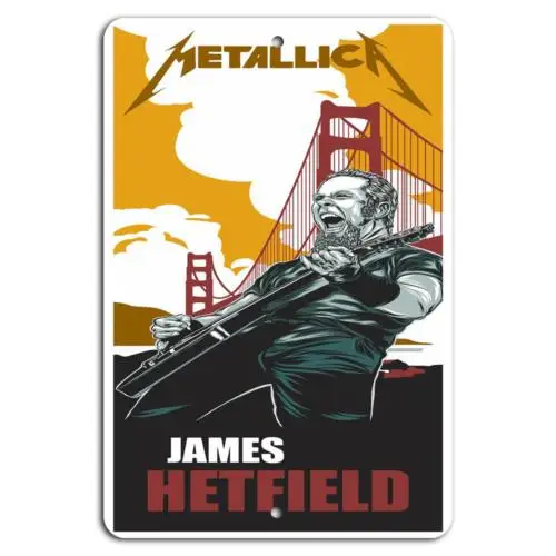 1e,Rocking the Bay: Metallica;s Electric Vibes-tin sign