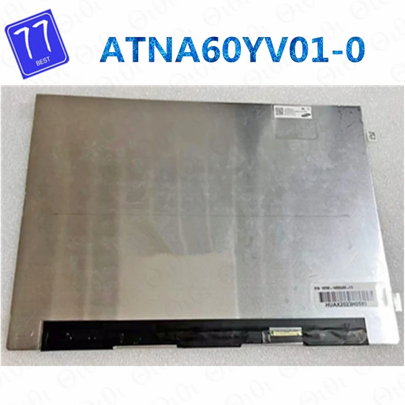 Original ATNA60YV01 ATNA60YV01-0 16 Inch LCD OLED Screen Laptop Display AM-OLED IPS Panel 4K UHD 3840x2400 EDP 40pins Non-touch