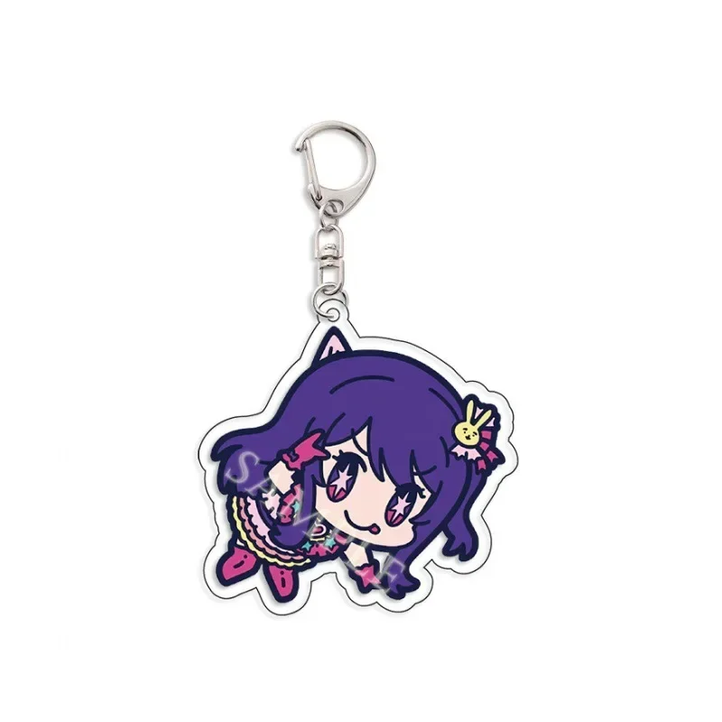 Premium HD Pattern Hoshino Akuamarin Hoshino Rubii Hoshino Ai Arima Kana Key Ring Fashion Acrylic Exclusive Design Key Chain