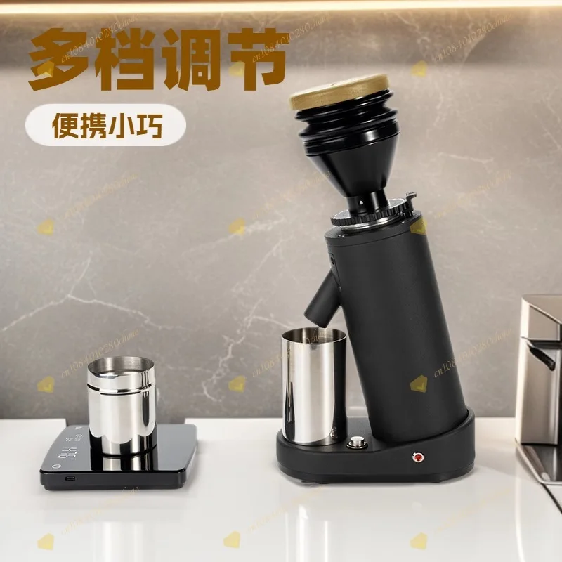 Household electric grinder coffee bean grinder small cone cutter new coffee mach