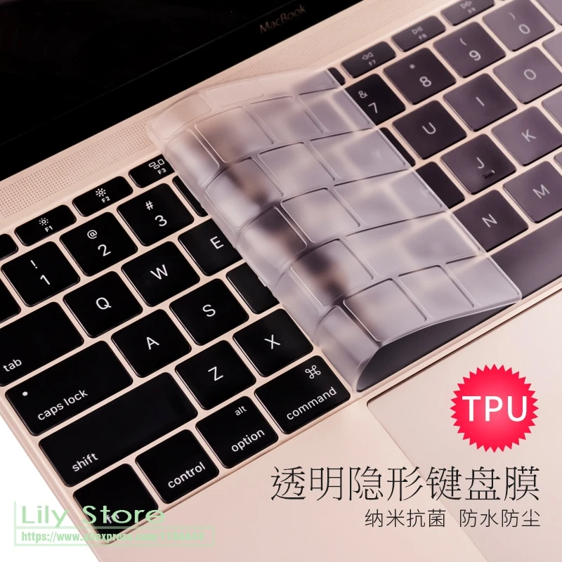 For Apple macbook Air Pro with Retina 11 12 13 15 17 Touch Bar 13.3 15.4 2014 2015 2016 2017 TPU Keyboard Cover Skin Protector