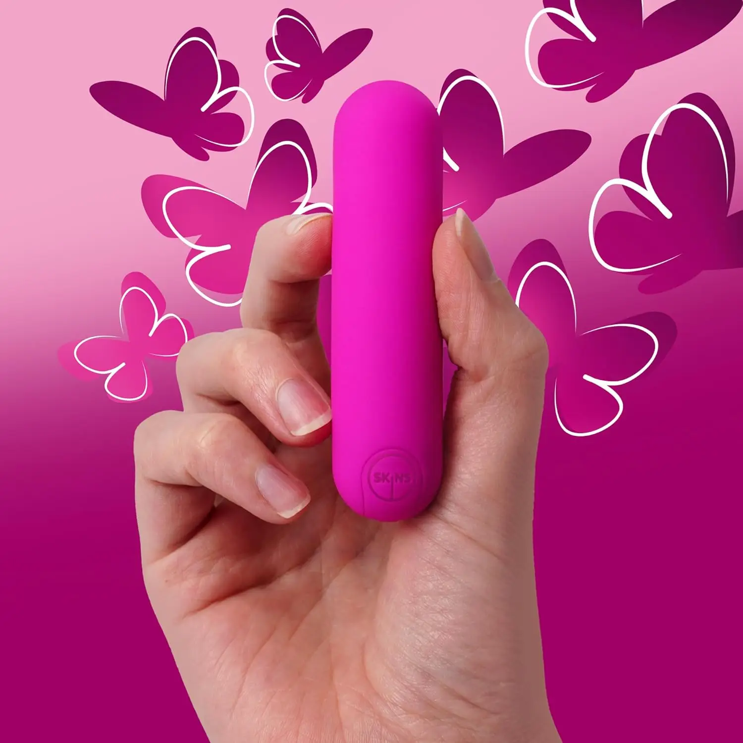 Rechargeable Bullet Vibrator - The perfect vibration massage tool for date nights. Our skin clitoris massage vibrator is a 10-