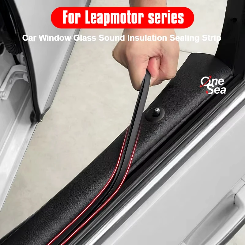 Image of Für Leapmotor B10 T03 C10 C16 C11 C01 B01 Auto-Fensterglas Schalldämmungs-Dichtungsstreifen Wasserdicht Staubdicht Zubehör