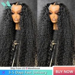 30 Inch Deep Wave Frontal Wig 13x6 HD Lace Frontal wigs Human Hair Wig Curly Transparent 360 13x4 Lace Front Wig For Black Women