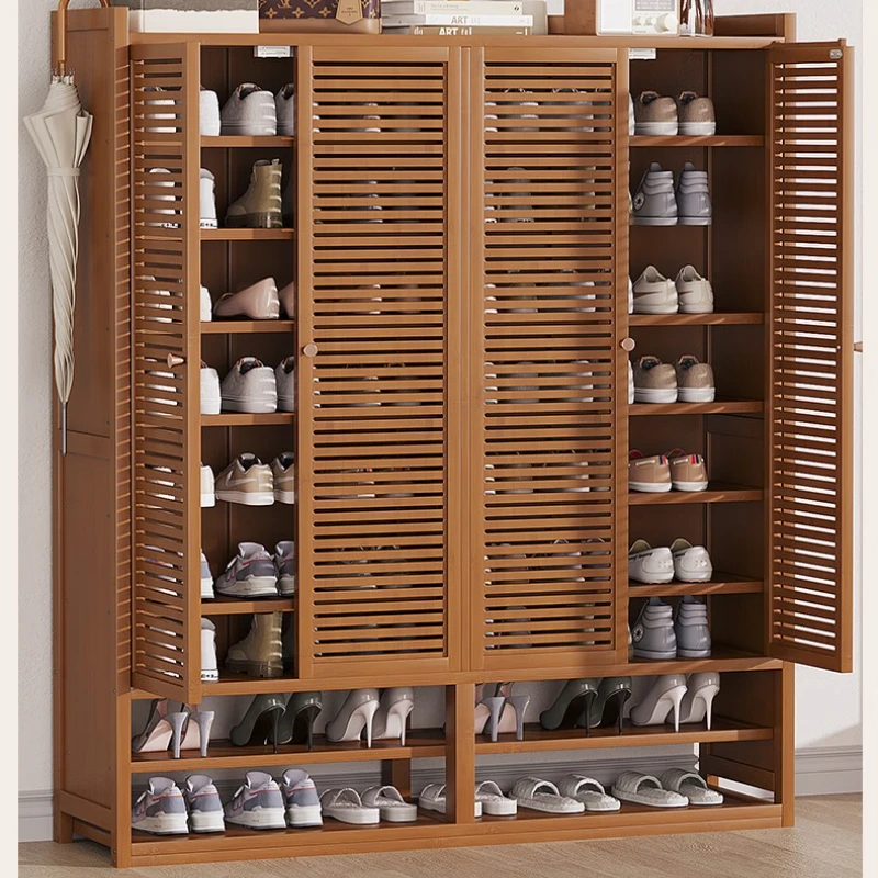 خزانة الأحذية المعدنية الحديثة رخيصة فاخرة جميلة درج خزانة خذاء طويل القامة أثاث معدني حديث Armario Zapatero للمنزل #5