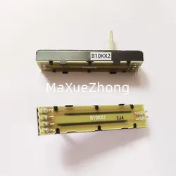 Original new 100% table 7.3cm long track sliding potentiometer B10Kx2 A50Kx2 B50kx2 B100Kx2 long axis 20mm (SWITCH)