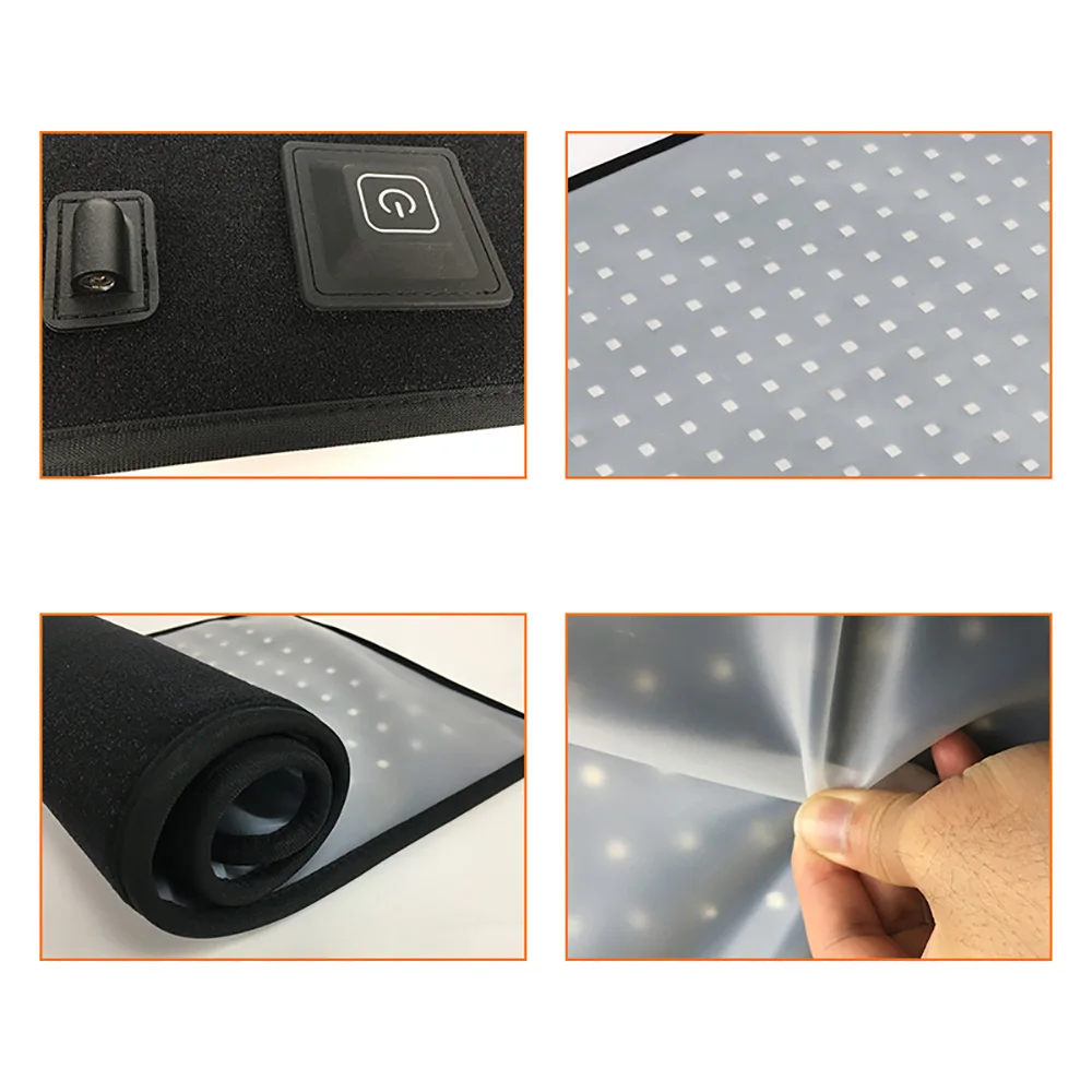 Suyzeko Cintura per terapia della luce rossa Dispositivo per terapia della luce vicino a infrarossi Avvolgimento indossabile per alleviare il dolore Cane da compagnia