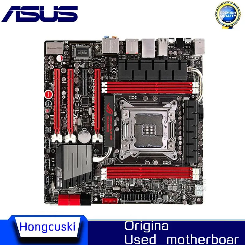 For ASUS Rampage IV Gene LGA2011 Used original motherboard Socket LGA 2011 DDR3 32GB X79 Desktop Motherboard