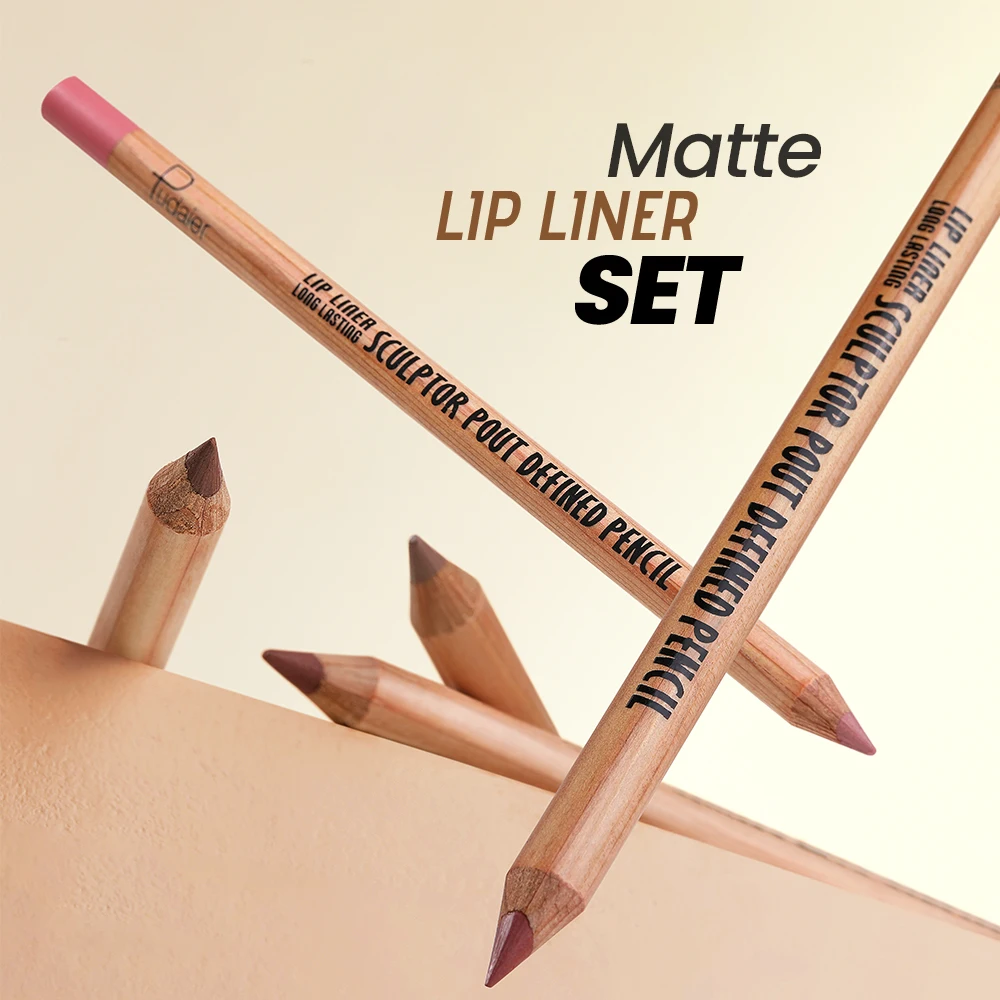 1 set da 6 pezzi: set di penne per labbra in velluto opaco, impermeabili, a lunga durata e che non sbiadiscono, adatto a vari look per il trucco