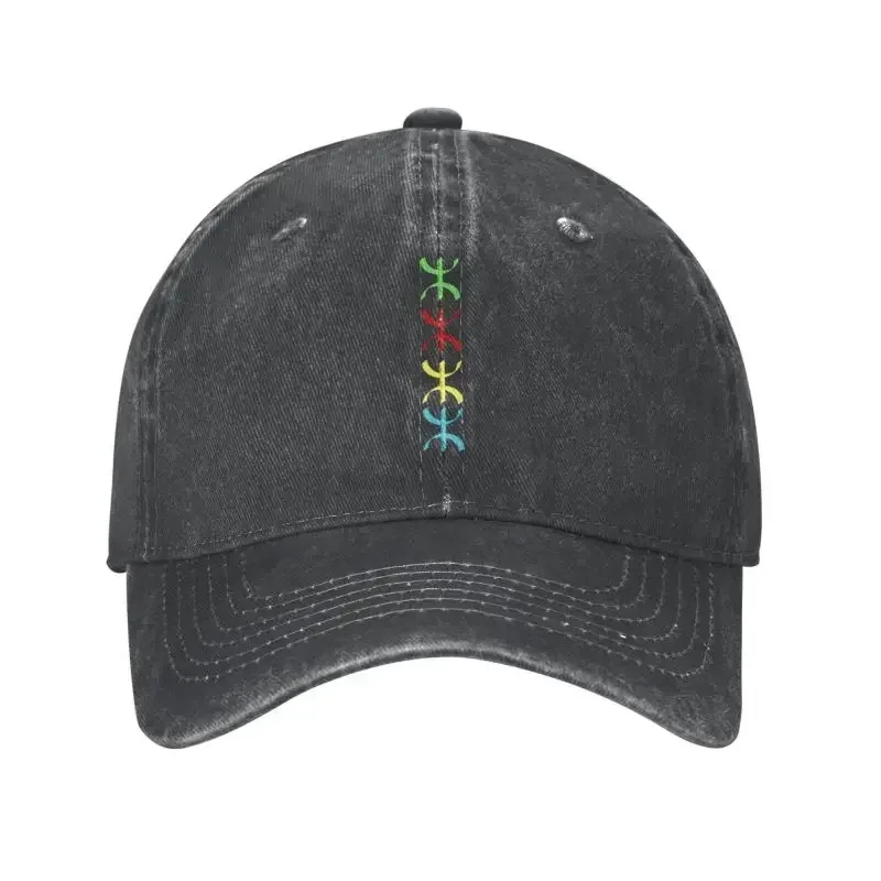 Classic Cotton Amazigh Tifinagh Symbol Baseball Cap For Men Women Breathable Flag Of Berber Dad Hat Performance