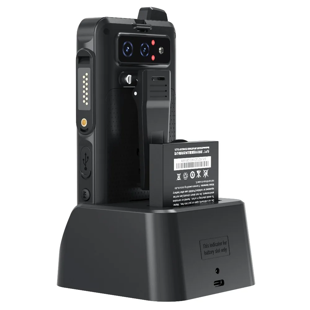 UNIWA F400 Rugged PDA 4G Global Public Network Walkie-Talkie Zello Phone Android15 Detachable 4350mAh 4.0“ NFC Add Charging Dock