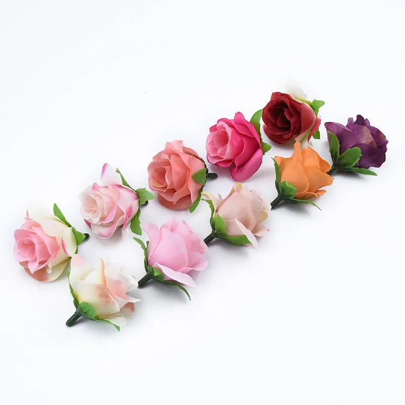 20 stücke Künstliche Pflanzen Dekorative Blumen Brosche Braut Handgelenk Diy Weihnachten Dekorationen für Haus Billig Künstliche Blumen – Detail 8
