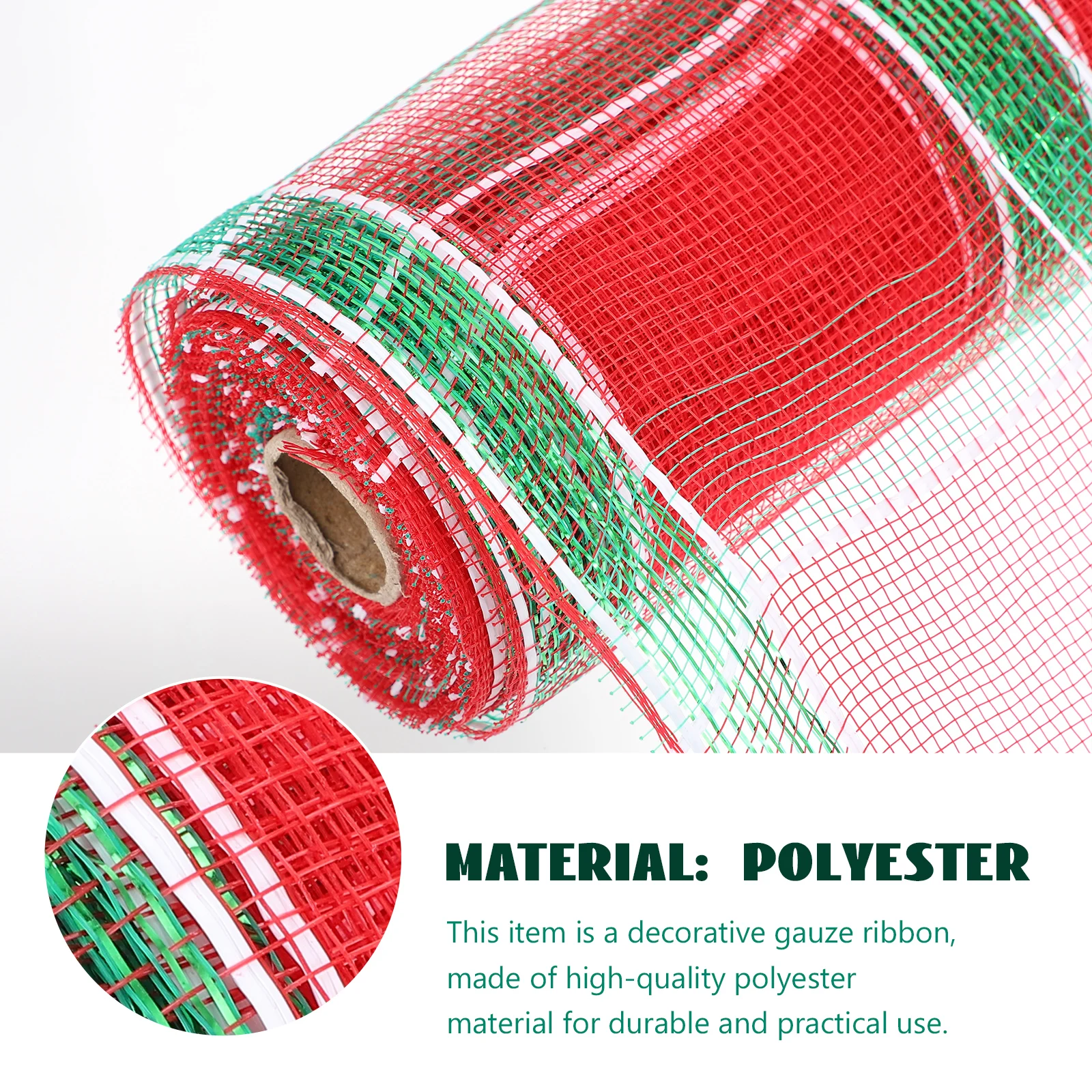 

Decorative Mesh Ribbons Polyester Material Curling Ribbon for Gift Box DIY Crafts Holiday Party Flowers Wedding Decoration