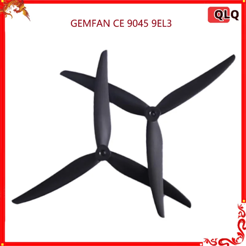 Gemfan Qianfeng 3leaf Fiberglass Nylon Propeller Blade 9045 9inch Unmanned Aerial Vehicle Racing Remote Control Crossing Machine