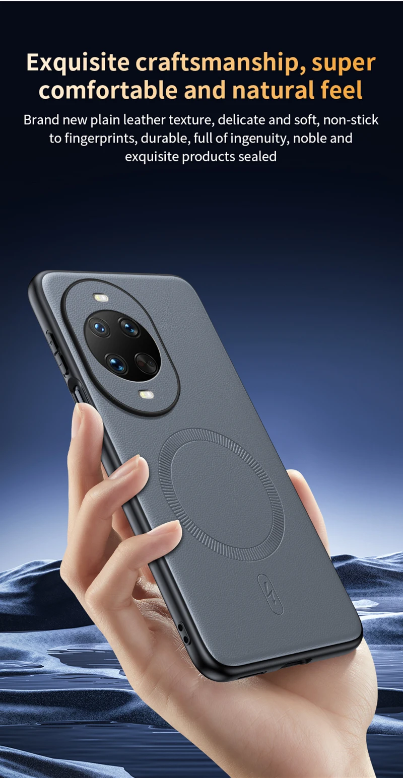 Für Huawei Nova 14 Ultra Hülle Magnetische Leder-Schutzhülle Hochwertige Anti-Fingerabdruck Rutschfeste PC+TPU – Detail 14