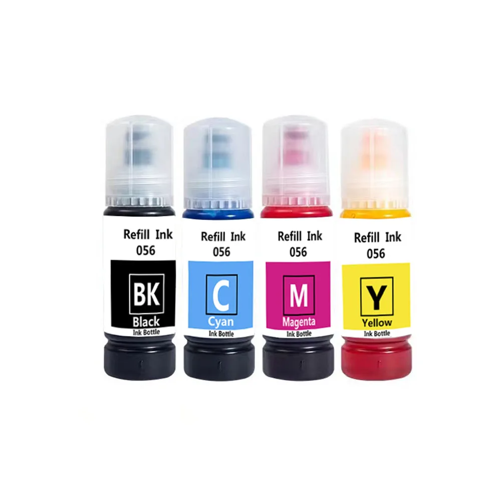 056 70ML 6 Colors Refill Dye Ink For Epson 056 057 107 108 574 Refill Ink For Epson L8050 L8058 L18050 L18058 ET-18100 Printer