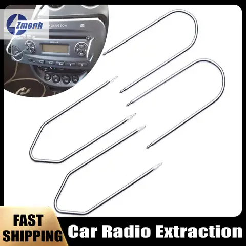 New！Car Stereo Radio Removal Tools Release Keys CD Radio Extraction Pins For Fiat 500 Punto Panda Croma Repair Disassembly Tool