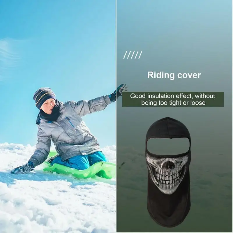 Halloween Neck Gaiters Warm Winter Cycling Masque Ergonomic Bandana Outdoor Sports Supplies For Skiing Riding Hiking