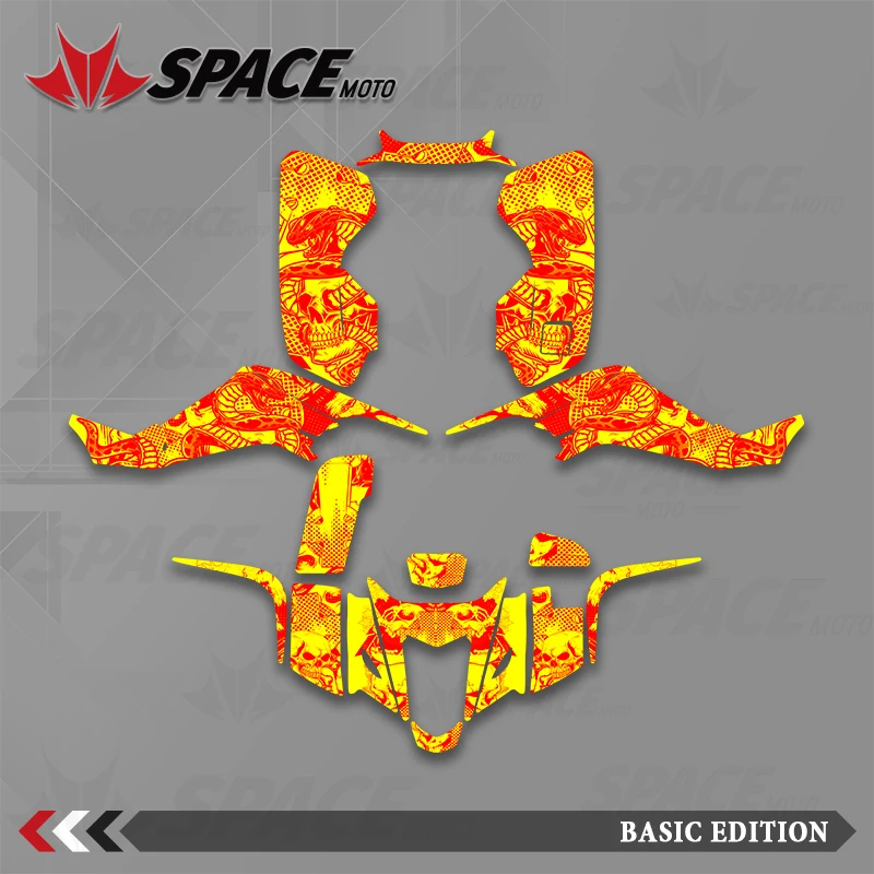 

SPACE Motorcycle Graphics Decals Stickers Kits Number Name Custom For SUZUKI LTZ400 LTZ 400 2003 2004 2005 2006 2007 2008