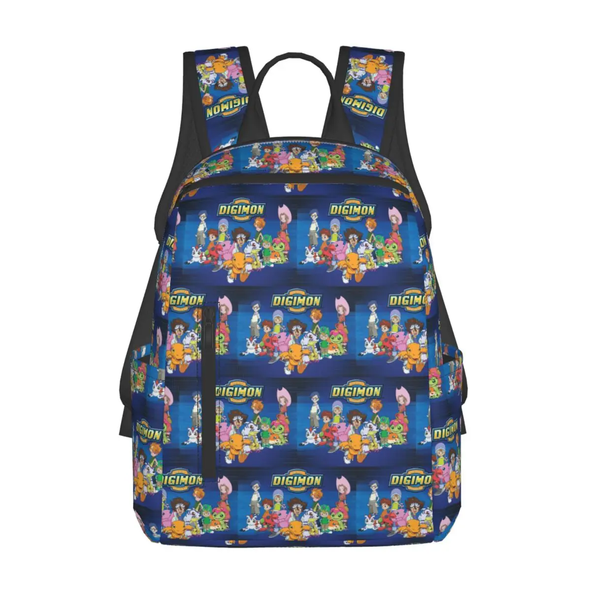 

Anime Digimon Cartoon Backpack Daypack Large Capacity Kids BookBag School Bag Shoulder Bags for Men Women
