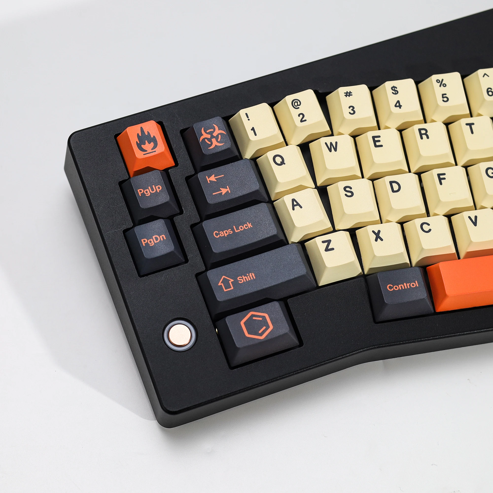 KBDiy GMK Tastenkappen Retro GMK Carbon Cherry Profil PBT Alice Tastenkappen Benutzerdefinierte DIY für MX-Schalter Gaming 60 Mechanische Tastatur KIT – Detail 12