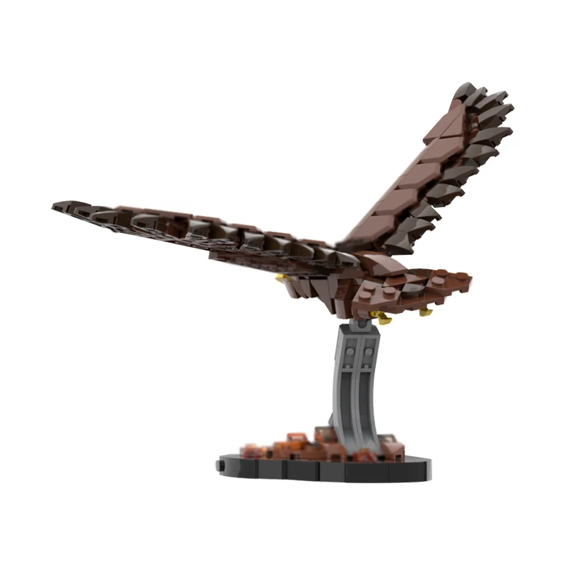 Creatori Serie Animali Modello MOC Building Block Aquila gigante Tecnologia modulare Regali Vacanza Assemblare Giocattoli per bambini Vestito