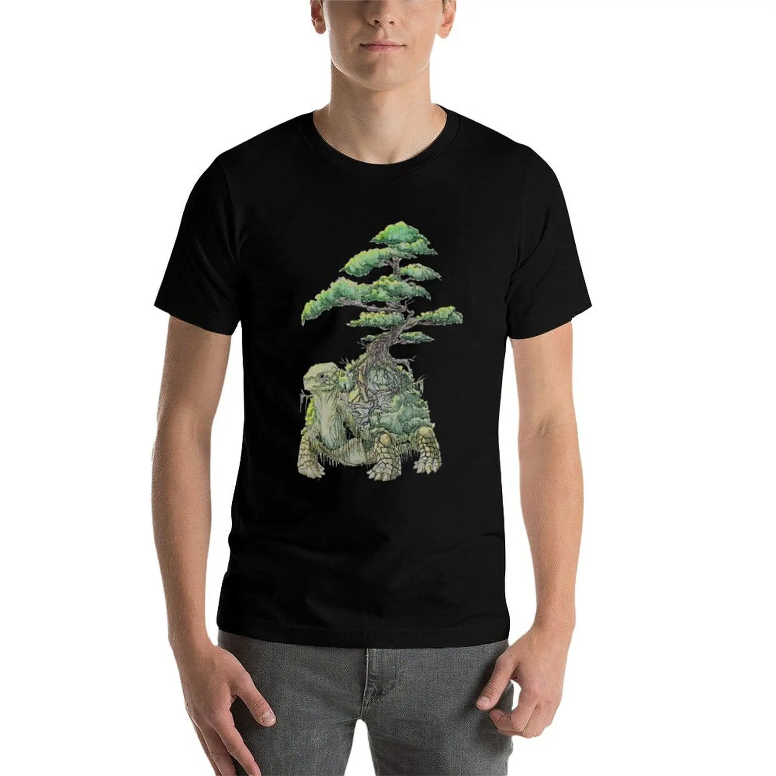 تي شيرت سلحفاة بونساي تي شيرت رجالي تي شيرت رجالي فاخر تي شيرت جرافيك تي شيرت #4