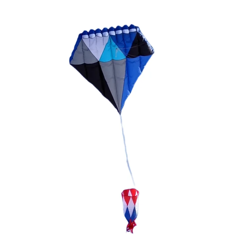 

free shipping 3m blue diamond kite large soft kite flying for adults nylon kite windsocks professional kite windsurfing flying