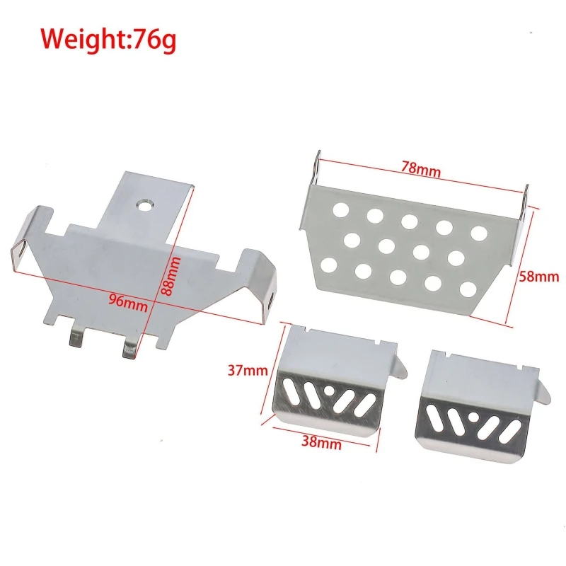 Металлический бампер из нержавеющей стали, защитная пластина шасси для Wltoys 104006 104010 104020 104026, детали для обновления радиоуправляемого автомобиля