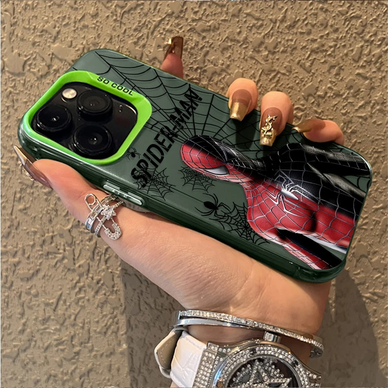 Чехол для ПК Marvel Black Spider Man для Xiaomi Redmi Note 14 14S 13 12 11 Pro Plus 4G 5G 12S 11S 10S 10 9 9S 12C 13C 14C A3 A4