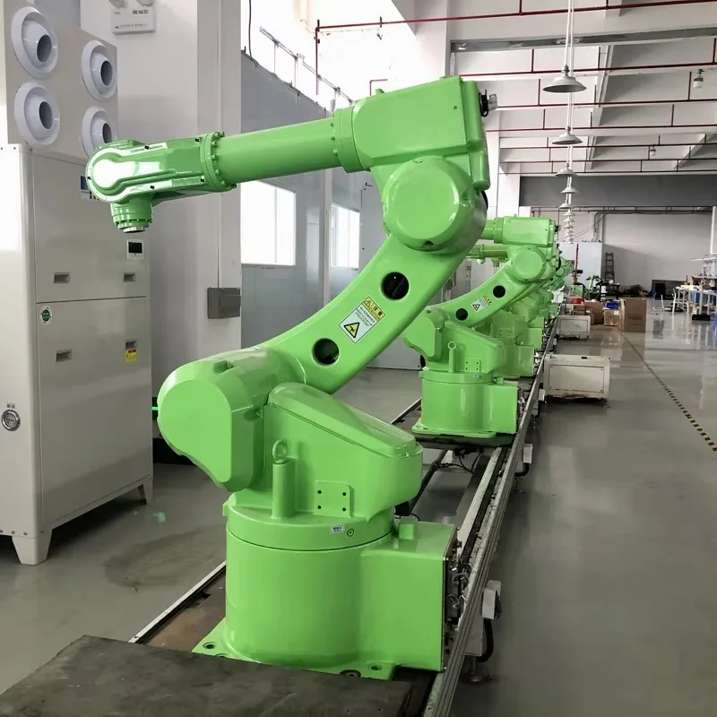 China Factory Direct Mini Industrial 5/6 Axis Ro bot Arm New Condition Telescopic Core Motor Articulated  220V Bearing PLC