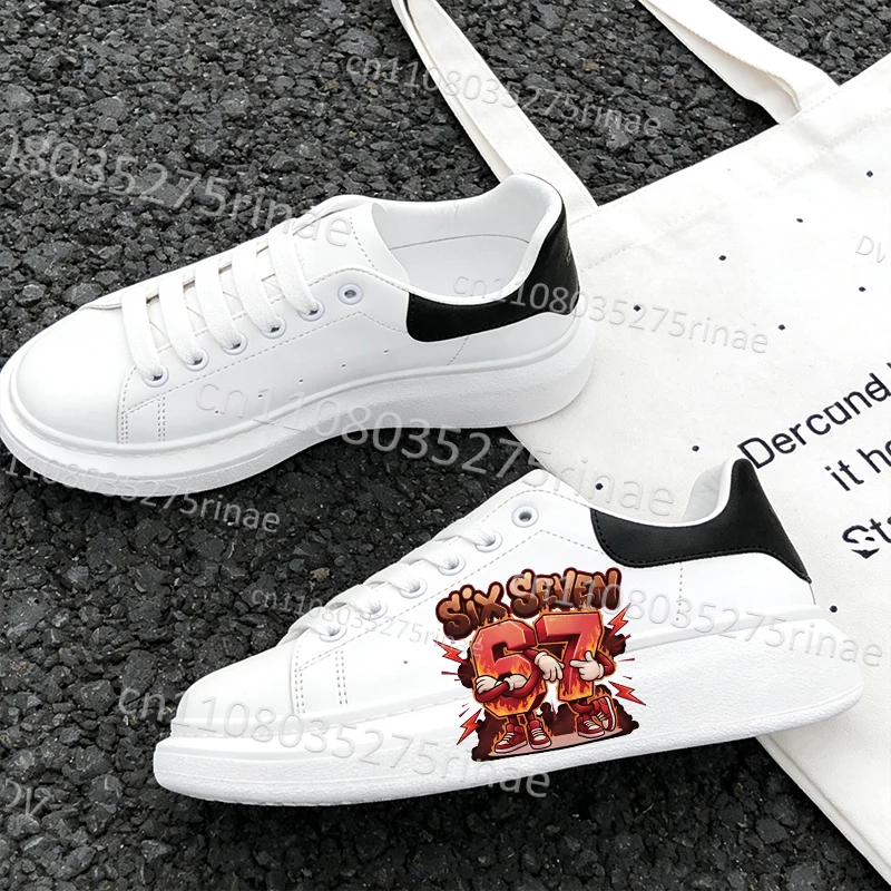 Man Woman Universal 67 Six Seven Print Adult Casual Shoes Hot Selling Comfortable Fashion Walking Sneakers Gift Free Shipping
