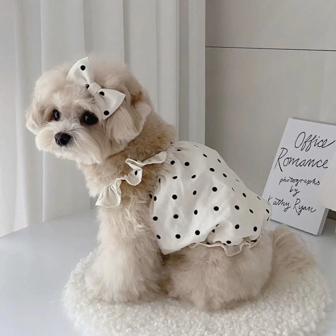 Puppy Dogs Dresses Dog Clothes Sweet Small for Dogs Clothing Skirt Pet Outfits Cute Vest Summer Yorkies Dog Clothes Designer