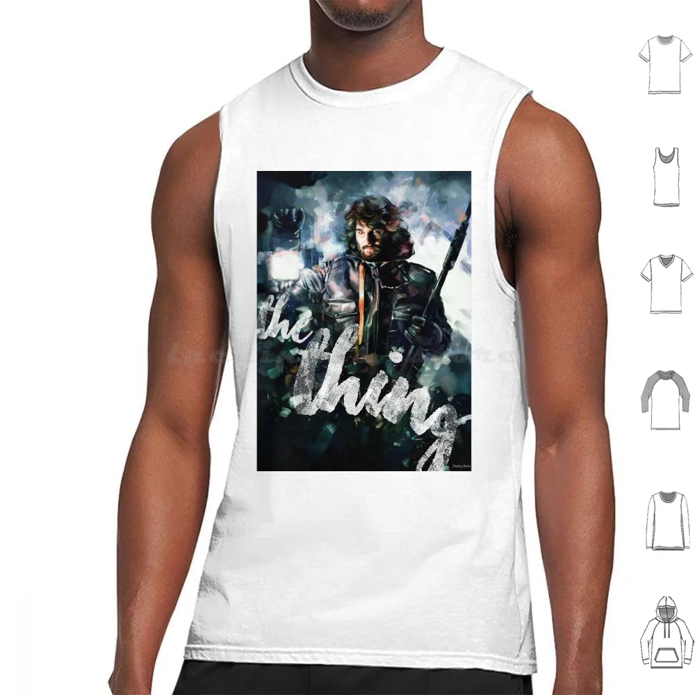 The Thing Tank Tops Vest Sleeveless The Thing Movie Film Horror Scary Halloween Carpenter Russell Sci Fi Science Fiction