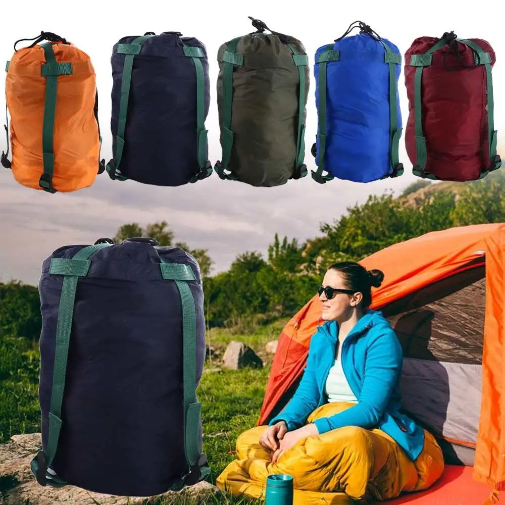 Outdoor Camping Compression Pack Emergency Sleeping  Storage Bag Sleeping Bag Storage Bag Compression Stuff Sack Outdoor Bivvy