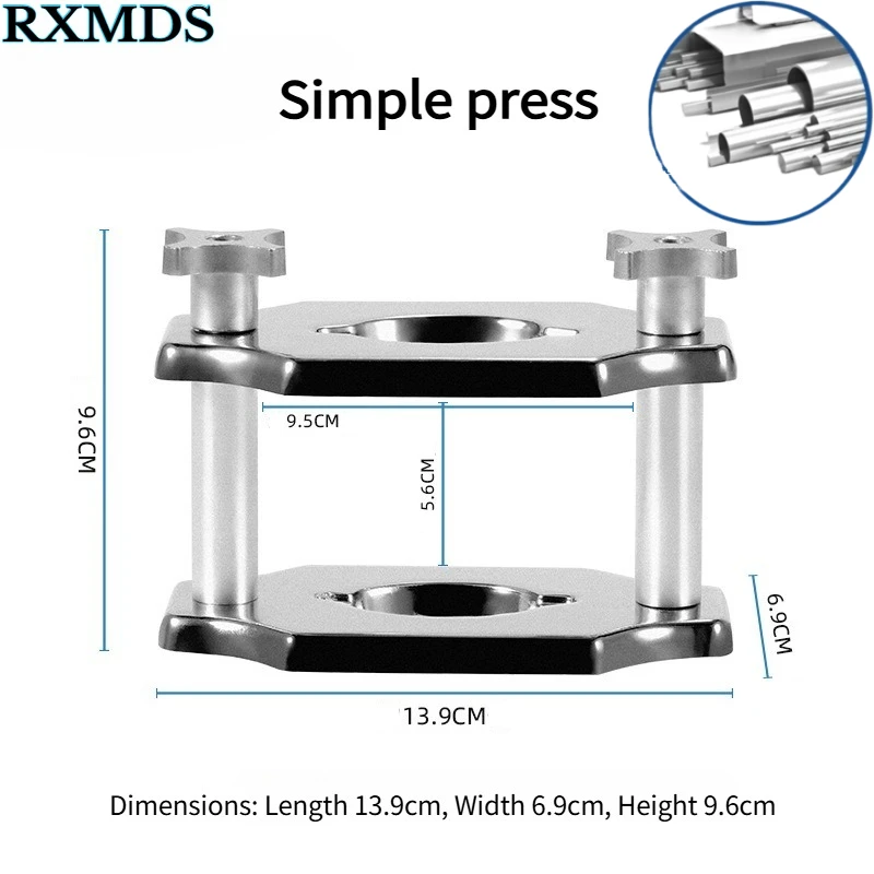 Dental Simple Single Layer Pressing Machine Boiling Tooth Box Pressure Gauge Manual Pressurization Stainless Steel Lab Tool